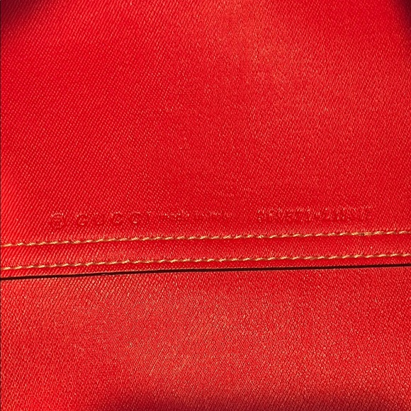 Gucci Monogram Red Reversible Coated Canvas Tote - Picture 14 of 17